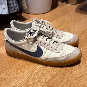Nike killshot Cream and Blue Casual Sneakers